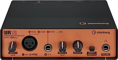 ★未使用品★極美品 Steinberg UR12 オーディオインターフェース Steinberg、新型オーディオ・インターフェース「UR12」を発表！ 約1万
